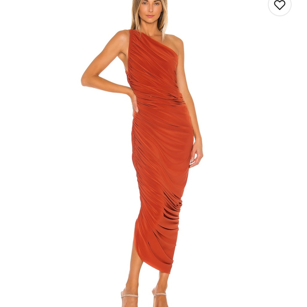 Norma Kamali DIANA dress cinnamon XXS, worn once no alterations.